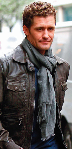 Matthew Morrison in Love Quotes Scarf
