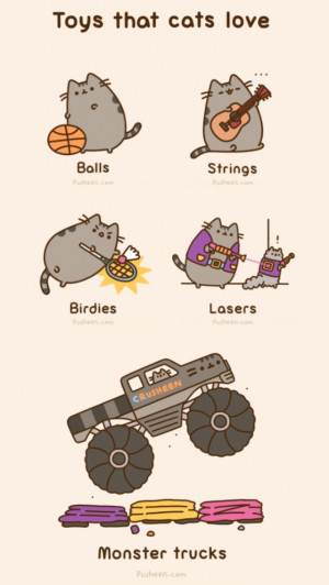 Pusheen, toys that cats love