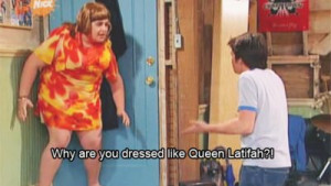 drake and josh, funny, haha, nickelodeon, queen latifah, subtitles