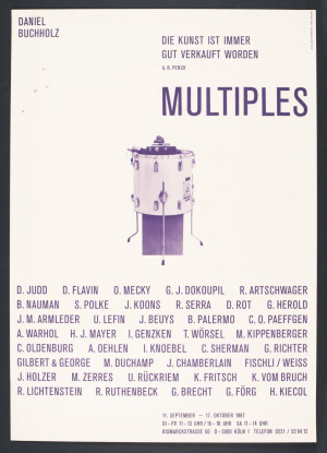 Martin Kippenberger ‘Multiples - Art has always sold well’, 1987 ...