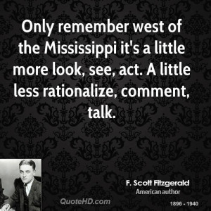 Only remember west of the Mississippi it's a little more look, see ...