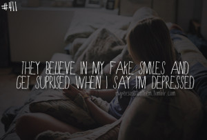 Tumblr Quotes About Fake Smiles Tags my quotes sad fake smile