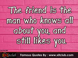 You Are Currently Browsing 15 Most Famous Friendship Quotes