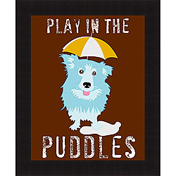 Ginger Oliphant 'Play in the Puddles' Framed Print Today: $37.49 Add ...