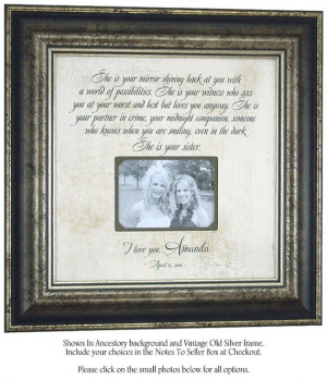 Best Friend Maid Of Honor thank you with She Is Your Mirror quote ...