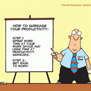 ... work space and less time at productivity seminars get back to work