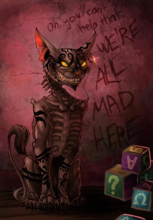 Scary Evil Zombie Halloween Cat Drawing