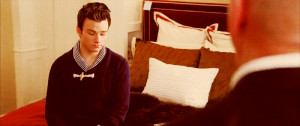 ... spoilers kurt hummel glee chris colfer burt hummel mike o'malley 3x17