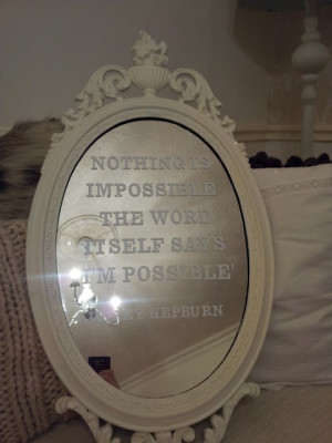motivational quote mirror great