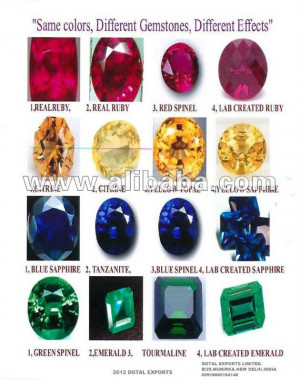 Rubi e safira pedras preciosas