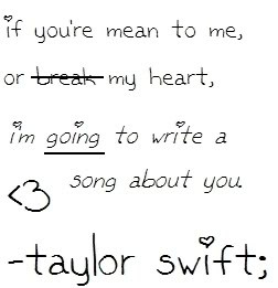 Quote Taylor Swift Typography...