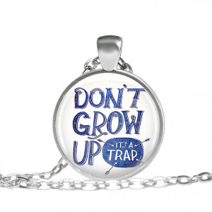 ... Trap Necklace, Funny Quote, Adult Quote, Kid Quote, Quote Necklace