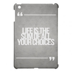 Inspirational and motivational quotes iPad mini cases