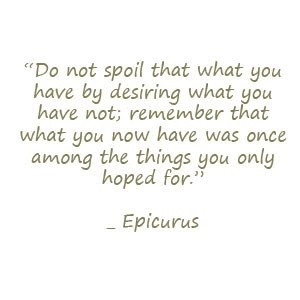 Quote - Epicurus