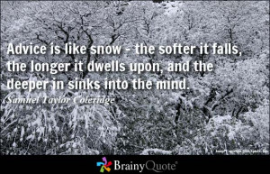 Snow Quotes