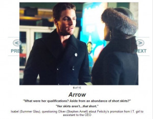 ... the week: Oliver and Isabel on Felicity in 