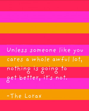 Download a FREE Dr. Seuss’ The Lorax printable.