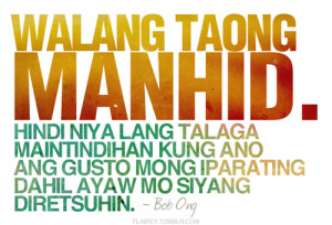 New Tagalog Quotes Of Bob Ong