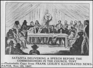 Satanta, Tall Bull, and others contemplated an attack, and, if ...