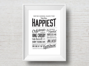Christmas Vacation Quote - Funny Movie Quote Typography Art Print ...