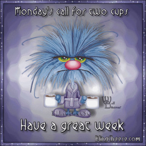 Monday Coffee Cartoon Graphics, Wallpaper, & Pictures for Monday ...