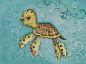 Sea Turtle Canvas Wall Art