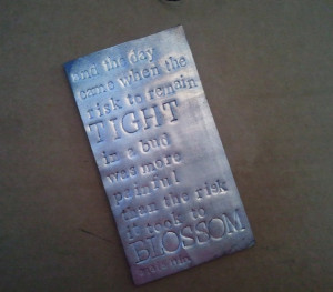 Upcycled Soda Pop Can Magnet Quote