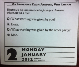 Funny Insurance Policies