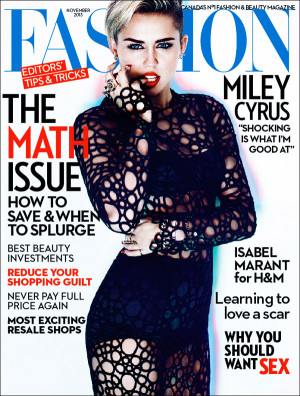 Miley Cyrus su Fashion Magazine parla della canzone “Drive” e dei ...