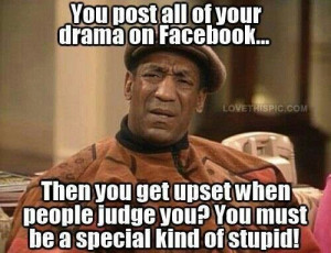 Drama on Facebook