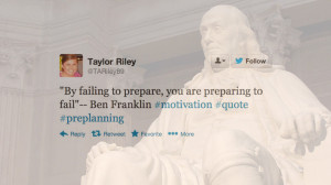 Benjamin Franklin Birthday Tweets