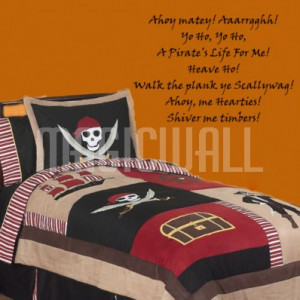 Pirate Sayings - Wall Stickers Decals