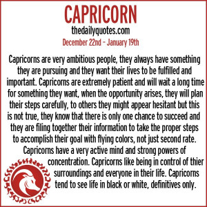 capricorn zodiac sign meaning