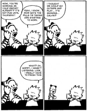 What's the story behind the fake final Calvin and Hobbes strip?
