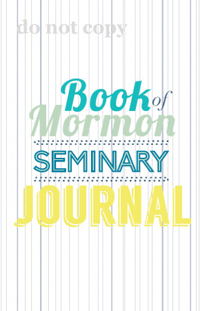book of mormon seminary journal picture