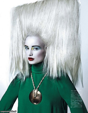Maud Welzen in 'Shaping Up' - Photographed by Kenneth Willardt (Vogue ...