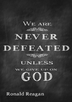 Never Defeated!