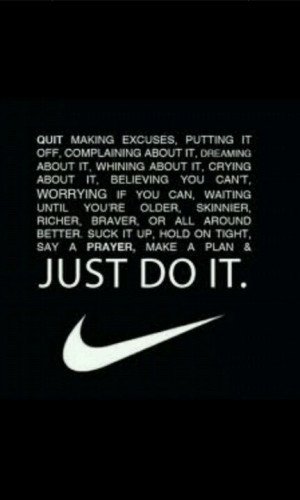 Nike has the best motivational workout quotes #Nike #workout #getfit # ...