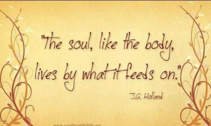 Feed your soul...