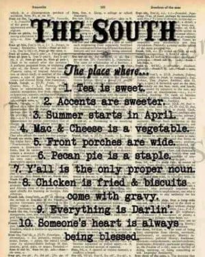 The south