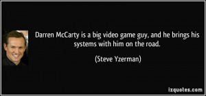 Darren McCarty is a big video game guy, and he brings his systems with ...