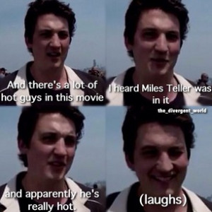 _divergent_world - Apparently Miles Teller is really hot. #divergent ...