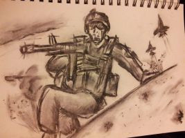 Battlefield Soldier Chalk...