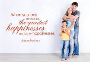 Joyce Brothers. quote. When you look at your life, the greatest ...