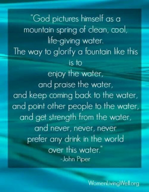 John Piper,. The water -