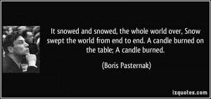 More Boris Pasternak Quotes