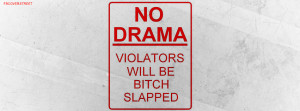 No Drama Quote Picture
