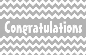 ... with Chevron Patter - Black & White Printer Friendly Design