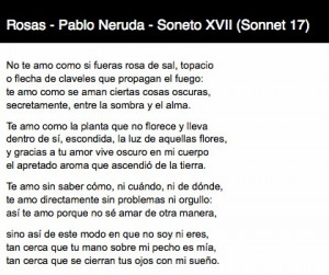 by pablo neruda pablo neruda sonnet 17 soneto xvii by pablo neruda ...