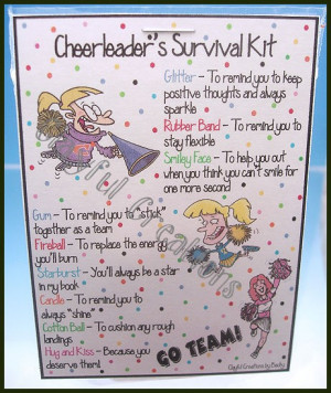 CHEERLEADER's Survival Kit - Becky's This and That